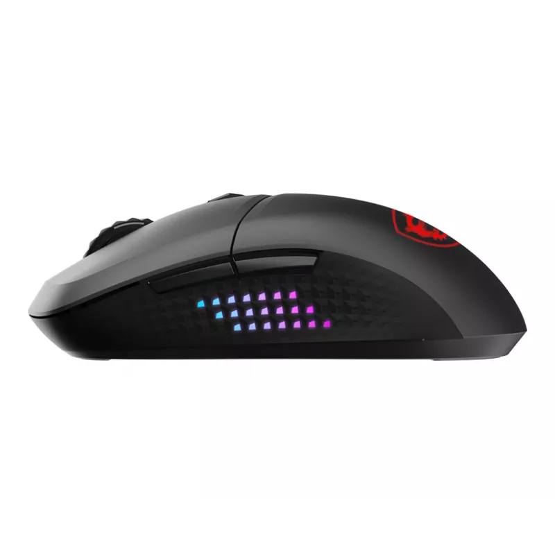 MSI VERSA 300 ELITE WIRELESS pele spēlēm, labā roka, RF bezvadu + Bluetooth + USB Type-C, optiskā, 26000 DPI