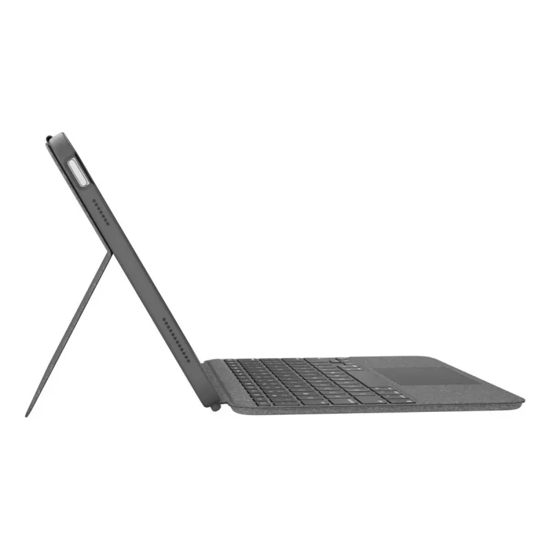 LOGITECH Combo Touch iPad (10. paaudze) - Oksfordas Pelēks - Qwerty UK