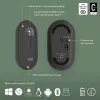 LOGITECH Pebble 2 Combo Tonal Graphite QWERTY US — Bezvadu klaviatūras un peles komplekts