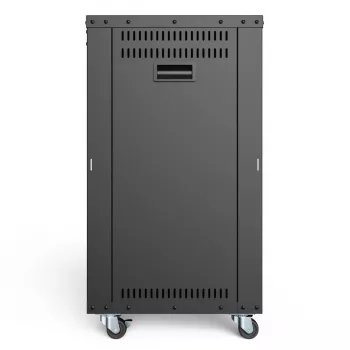 DIGITUS 16U AVS statīvs 780x507x460mm vītņoti montāžas caurumi, ritenīši, melns