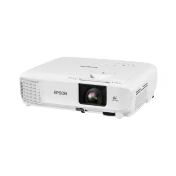 Projektors Epson EB-W49 — 3LCD, WXGA 1280×800, 3800 ANSI lm, 16:10, 1.2x manuāls tālummaiņas objektīvs, 2.7 kg, balts