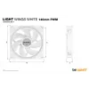 be quiet! Light Wings White 140mm PWM trīskāršs komplekts | 3 datora korpusa ventilatori 14 cm, balti