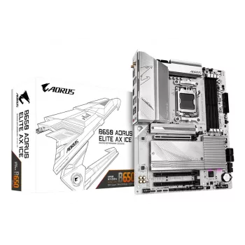 Mātesplate GIGABYTE B650 AORUS ELITE AX ICE – AM5, DDR5, PCIe 5.0, Wi-Fi 6E