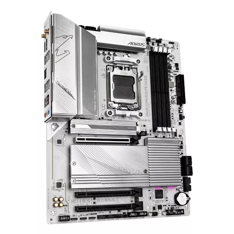 Mātesplate GIGABYTE B650 AORUS ELITE AX ICE – AM5, DDR5, PCIe 5.0, Wi-Fi 6E