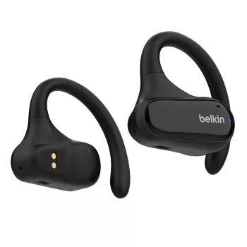 BELKIN Soundform ClearFit — Atvērtās austiņas — Bezvadu — Melnas