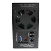 LC-POWER LC-35U3-RAID-2, ārējais korpuss diviem 3.5 inch cietajiem diskiem ar RAID, alumīnijs, melns