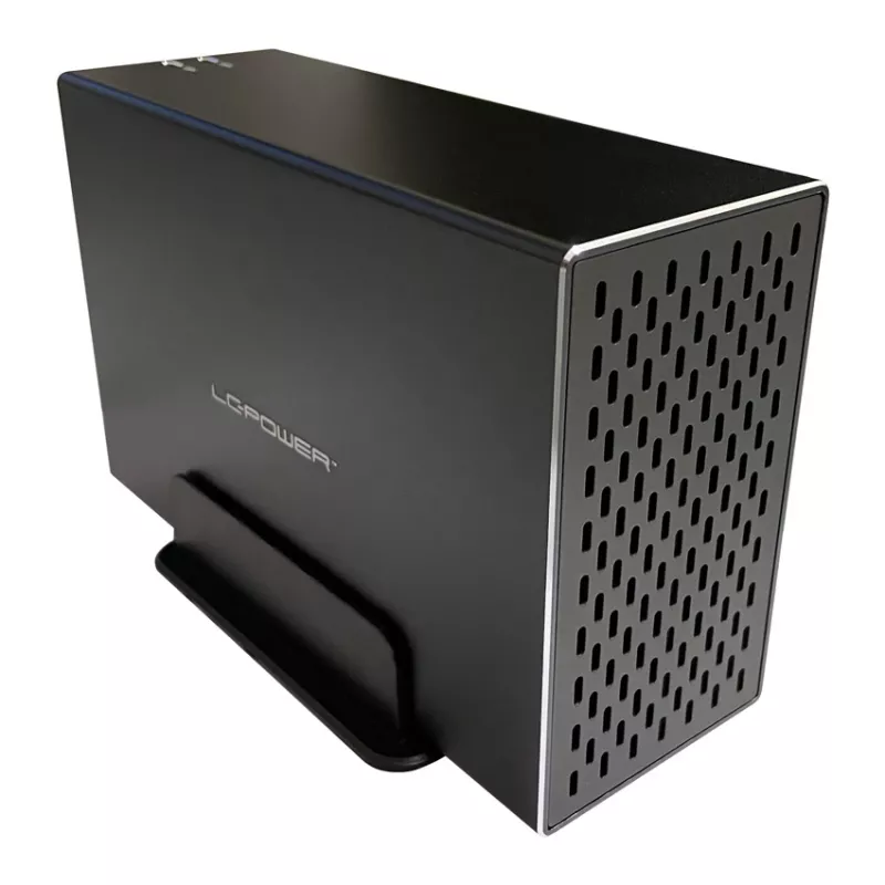 LC-POWER LC-35U3-RAID-2, ārējais korpuss diviem 3.5 inch cietajiem diskiem ar RAID, alumīnijs, melns