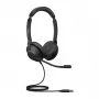 Jabra Evolve2 30 SE USB-A, MS Stereo, vadu austiņas birojam un zvanu centram, melnas