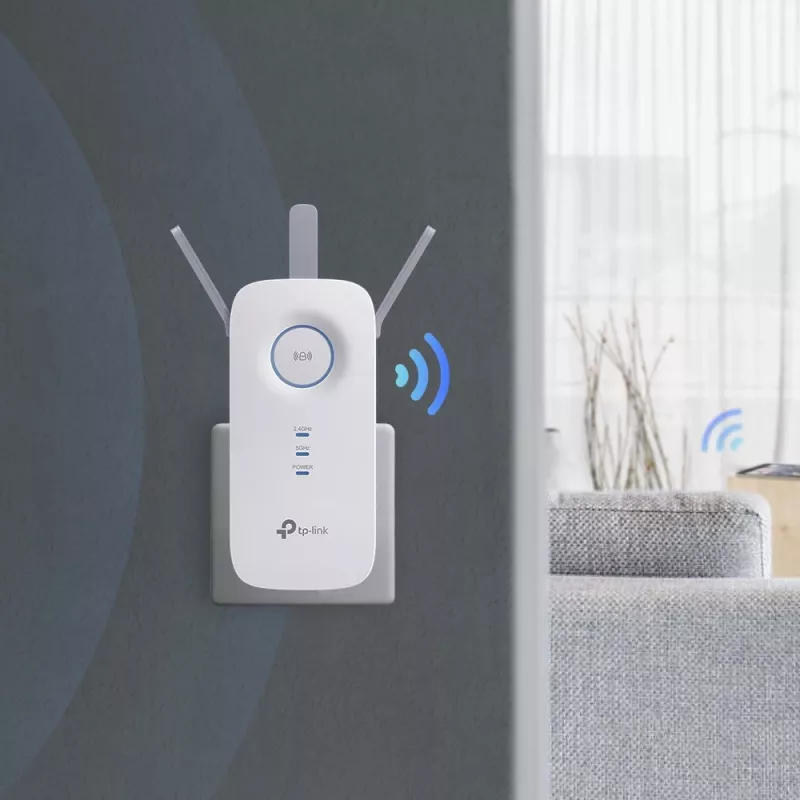 TP-Link RE450 Wi-Fi pastiprinātājs, balts, 10/100/1000 Mbit/s