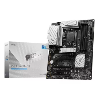 Mātesplate MSI PRO B760‑P II ATX – Intel B760, LGA 1700, DDR5, 4x DIMM, 256 GB, 2.5Gb LAN, HDMI 2.1, 2x M.2