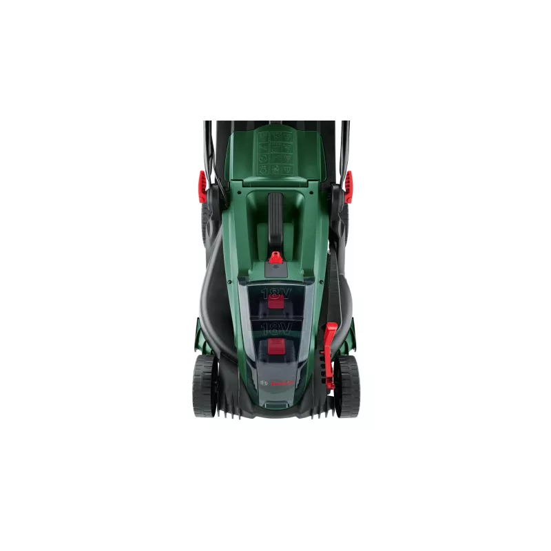 Bosch 37-550 bezvadu zāles pļāvējs, akumulatora, melns, zaļš