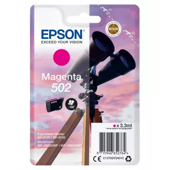Epson 502 oriģinālā magenta tinte, standarta ietilpība, 3.3 ml, 1 gab., 165 lappuses