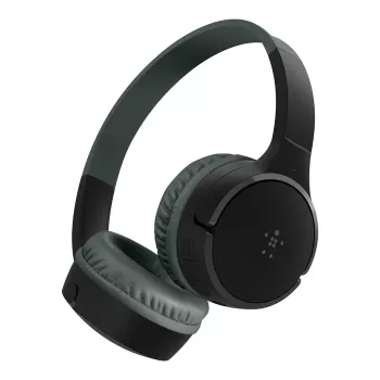 BELKIN SoundForm Kids bezvadu austiņas bērniem, melnas