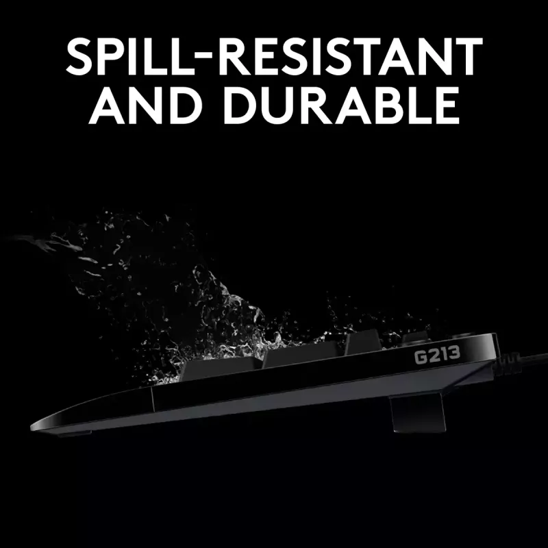 Spēļu tastatūra Logitech G G213 Prodigy Full-size RGB LED Vadu