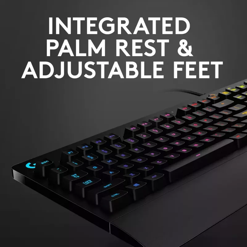 Spēļu tastatūra Logitech G G213 Prodigy Full-size RGB LED Vadu