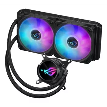 ASUS ROG Strix LC III 240 ARGB šķidruma dzesēšanas komplekts, 12 cm, melns