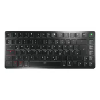 CHERRY KW X ULP 2.0 MINI tastatūra Home/Office USB + RF bezvadu + Bluetooth QWERTZ vācu melna
