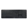CHERRY Stream Ultimate tastatūra Home/Office USB + RF bezvadu + Bluetooth QWERTZ vācu melna