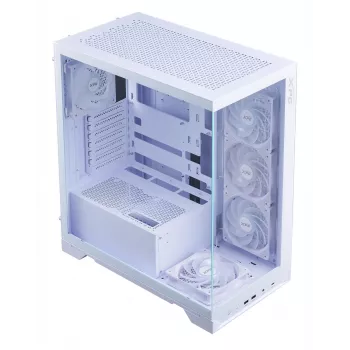 XPG INVADER X BTF Mid-Tower korpuss balts, Midi Tower, ATX/mATX/Mini-ITX, SPCC, rūdīts stikls, 17.5 cm