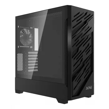XPG STARKER AIR BTF Melns Midi Tornis, ATX, EATX, micro ATX, Mini-ITX, SPCC, Rūdīts stikls, Gaming