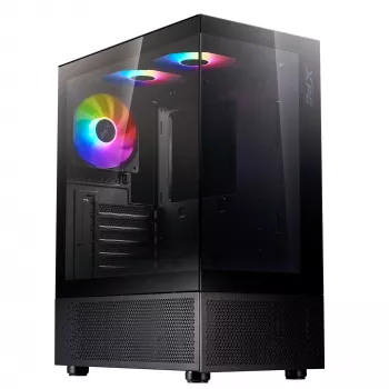 XPG INVADER X MINI kompakts Mid-Tower korpuss, melns