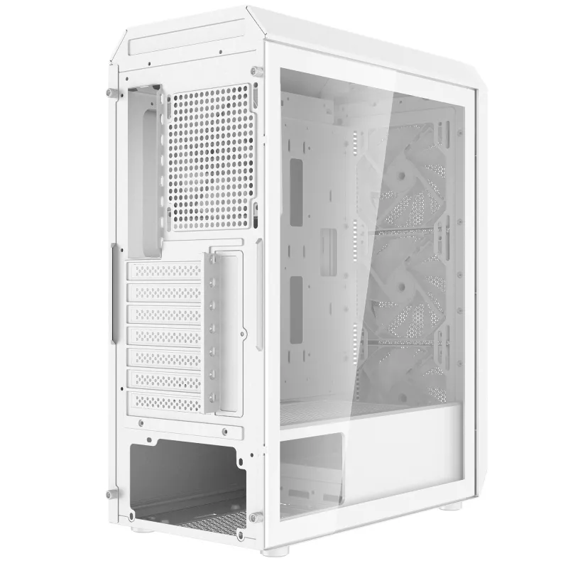 XPG VALOR AIR PLUS MID-TOWER-Case White, Midi Tower, PC, Balts, ATX, micro ATX, Mini-ITX, SPCC, 16 cm