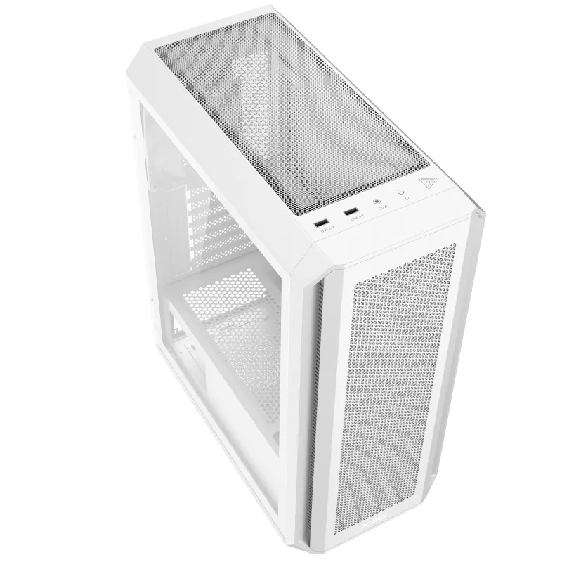 XPG VALOR AIR PLUS MID-TOWER-Case White, Midi Tower, PC, Balts, ATX, micro ATX, Mini-ITX, SPCC, 16 cm
