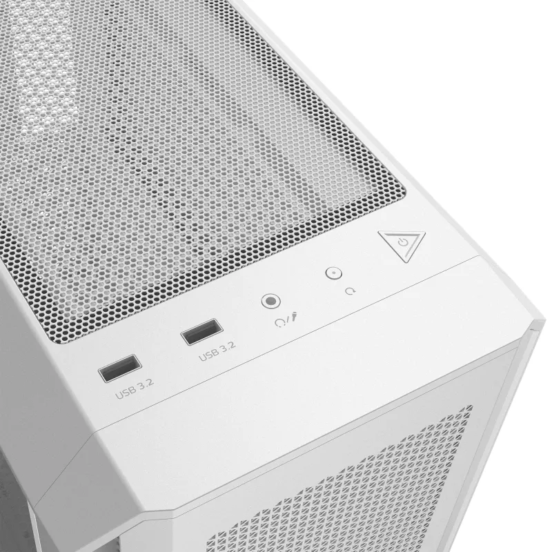 XPG VALOR AIR PLUS MID-TOWER-Case White, Midi Tower, PC, Balts, ATX, micro ATX, Mini-ITX, SPCC, 16 cm