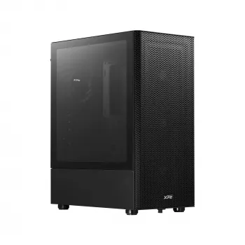 XPG VALOR MESH Melns Midi Tower, ATX/mATX/Mini-ITX, 4x 120mm ventilatori priekšā/aizmugurē