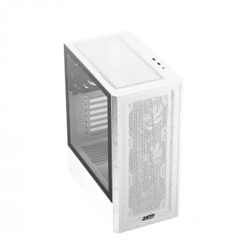 XPG VALOR MESH Mid-Tower White - balts korpuss ar 4 iebūvētiem 120mm ventilatoriem