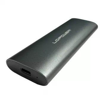 LC-Power LC-M2-C-MULTI-2 ārējais M.2 SSD korpuss (NVMe un SATA, USB 3.2 Gen 2x1, alumīnijs)