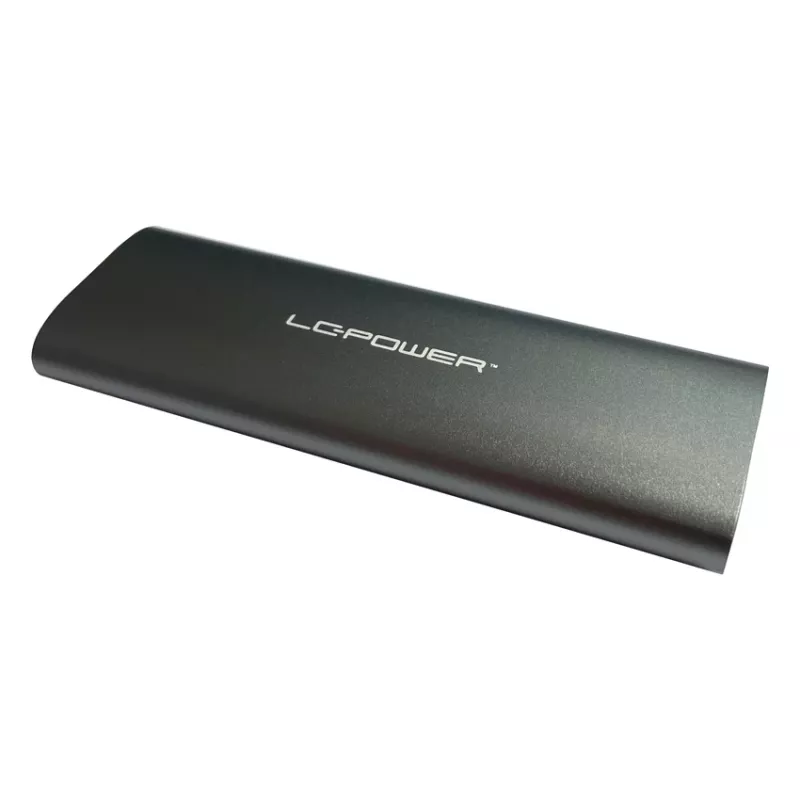 LC-Power LC-M2-C-MULTI-2 ārējais M.2 SSD korpuss (NVMe un SATA, USB 3.2 Gen 2x1, alumīnijs)