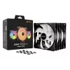 be quiet! LIGHT WINGS LX 140mm PWM 3-Pack Melns - Datora ventilators 14 cm 3 gab.