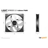 be quiet! LIGHT WINGS LX 140mm PWM 3-Pack Melns - Datora ventilators 14 cm 3 gab.