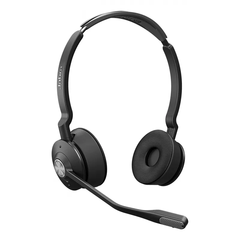 Jabra Engage 75 SE - Stereo, EMEA Low Power, Bezvadu, 40 - 16000 Hz, Birojs/Zvanu centrs, 90 g, Austiņas, Melna