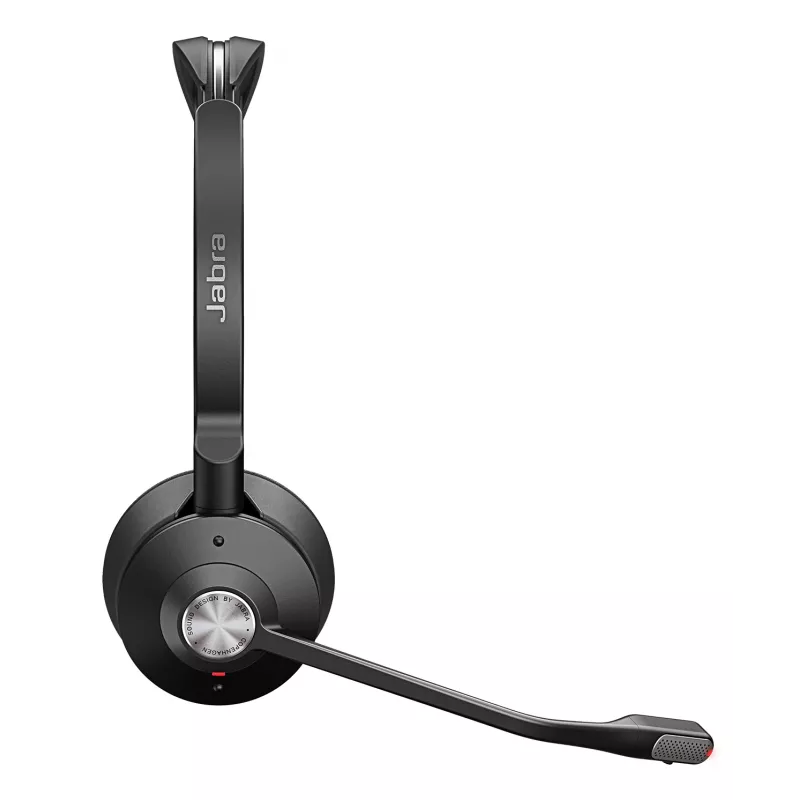 Jabra Engage 75 SE - Stereo, EMEA Low Power, Bezvadu, 40 - 16000 Hz, Birojs/Zvanu centrs, 90 g, Austiņas, Melna