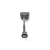 DIGITUS USB 2.0 adaptera kabelis, OTG, mini B - A vīriešu/sieviešu, 20cm, melns