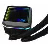 XPG LEVANTE II 360 Black, All-in-one šķidruma dzesētājs, 12 cm, Melns