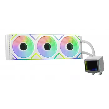 XPG LEVANTE II 360 White, All-in-one šķidruma dzesētājs, 12 cm, Balts