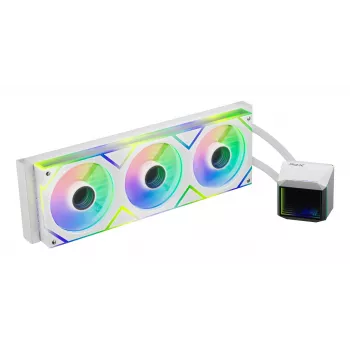 XPG LEVANTE II 360 White, All-in-one šķidruma dzesētājs, 12 cm, Balts