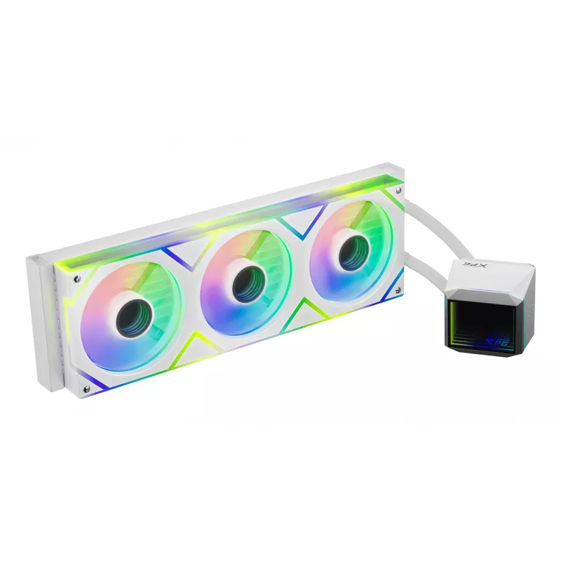 XPG LEVANTE II 360 White, All-in-one šķidruma dzesētājs, 12 cm, Balts