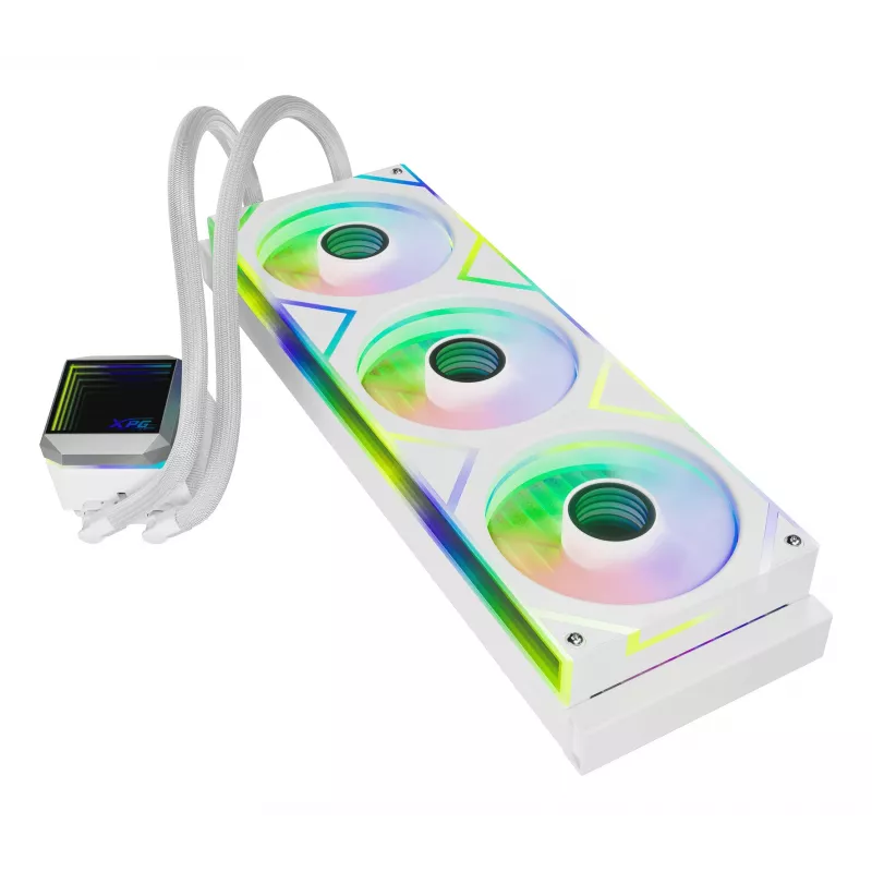 XPG LEVANTE II 360 White, All-in-one šķidruma dzesētājs, 12 cm, Balts