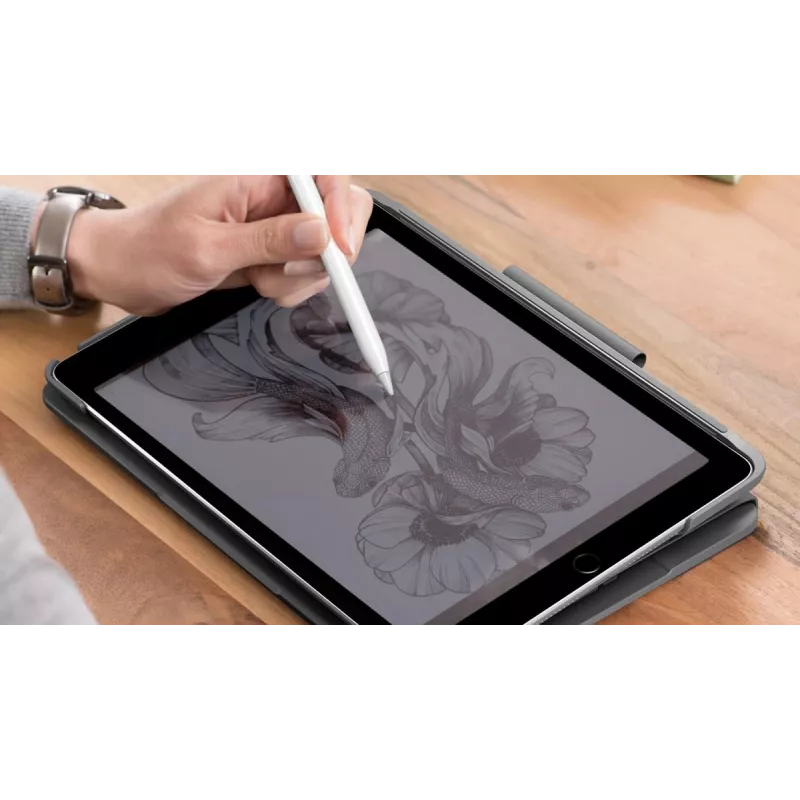 LOGITECH Slim Folio iPad 7. paaudzei Graphite Qwertz Deutsch