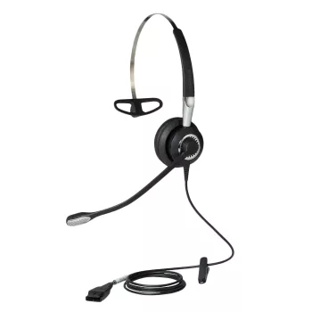 Jabra BIZ 2400 II Mono IP, 3-in-1, vadu, biroja/zvanu centra austiņas, 54 g, melna, sudraba