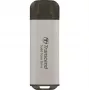 TRANSCEND ESD300 512GB pārnēsājams SSD disks, USB Type-C, 3D NAND Flash, sudraba krāsa