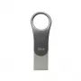 SILICON POWER Mobile C80 - 32GB Dual USB zibatmiņa - Type-C / Type-A - Pelēka