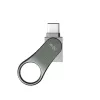 SILICON POWER Mobile C80 - 32GB Dual USB zibatmiņa - Type-C / Type-A - Pelēka