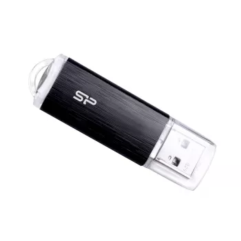 SILICON POWER Ultima U02 8GB USB 2.0 zibatmiņa - melna