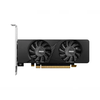 MSI GeForce RTX 3050 6 GB GDDR6, PCIe x8 4.0, 1492 MHz, 96 bitu, 2x HDMI 2.1 + DP 1.4a, 70 W, 2 ventilatoru, zema profila videokarte