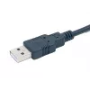 Equip USB-A uz Serial (DB9) kabelis, vīriešu/vīriešu 1.5m, melns